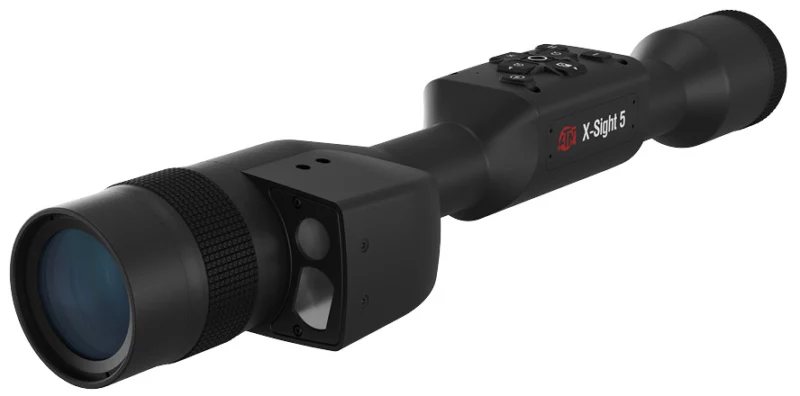 ATN X-Sight 5 LRF 3-15x Ultra HD 4K day/night riflescope in black