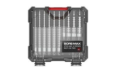 Real Avid Bore-Max Speed Jags & Patches multi-cal pack with 10 jags and 500 patches