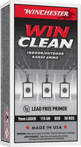 Winchester WinClean Super-X 9mm 115 gr ammunition box
