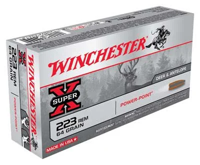 Winchester Super-X Power-Point .223 Rem 64 gr box
