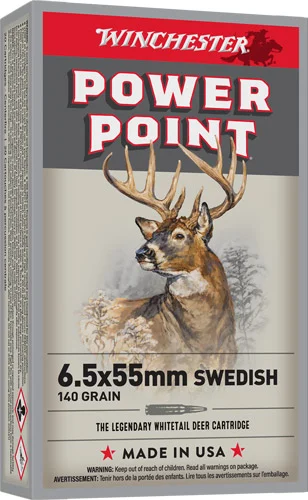 chester Super-X 6.5x55 Swedish 140gr Power-Point 20/Box Ammo