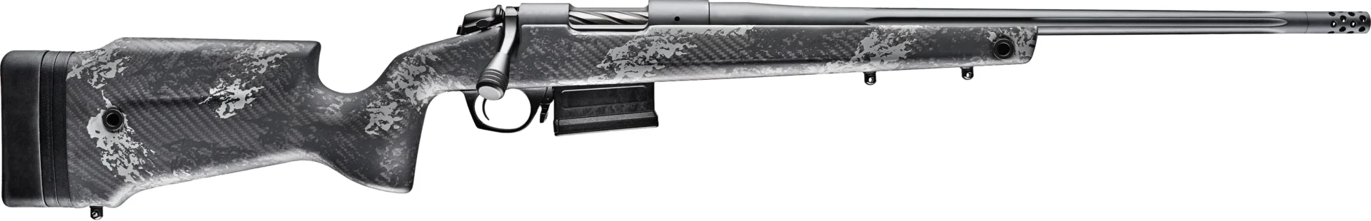 Bergara B-14 Crest .300 PRC 22-inch bolt-action rifle with carbon fiber stock in Sniper Gray