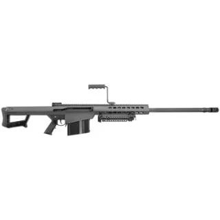 Barrett M82A1 .50 BMG 29-inch fluted barrel rifle in black with carrying case