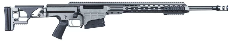 Barrett MRAD 6.5 Creedmoor 24in fluted barrel folding stock rifle in Tungsten Gray