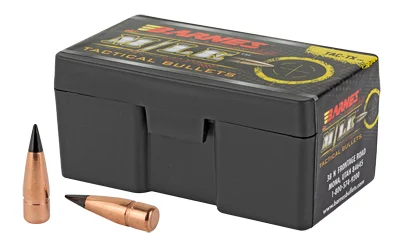 Barnes TAC-TX 110gr .308 flat base bullets, 50 count box