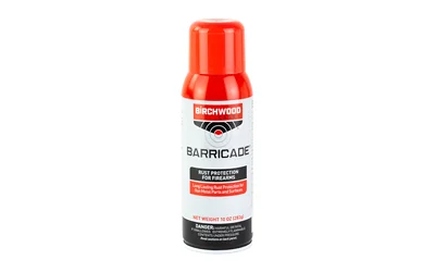 Birchwood Casey Barricade Rust Protection 10 oz aerosol can for firearm metal surfaces
