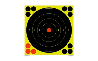 Birchwood Casey Shoot-N-C 8 in. bullseye target sheet self-adhesive 30 pack