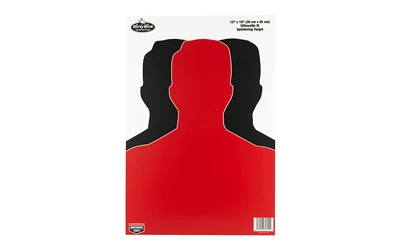 Birchwood Casey Dirty Bird Silhouette III splattering target 12x18 8-pack tagboard