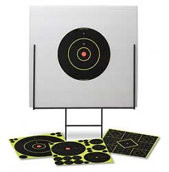 Birchwood Casey Shoot-N-C portable shooting range kit with targets and welded steel frame