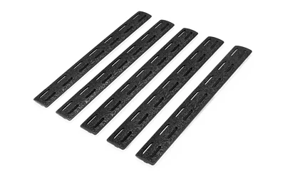 BCM MCMR 5.5-inch M-LOK rail panel kit five black polymer strips