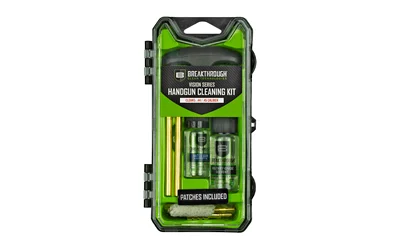 Breakthrough Vision Series pistol cleaning kit for .44/.45 calibers, hard case and accessories