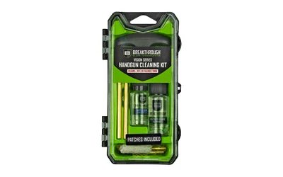 Breakthrough Vision Series pistol cleaning kit in molded toolbox for .357/.38/9mm