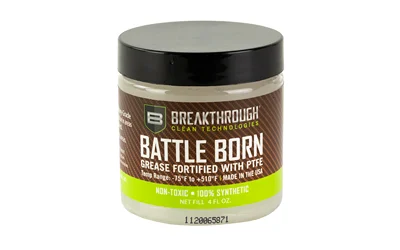 Breakthrough Battle Born Grease with PTFE 4 oz jar, clear