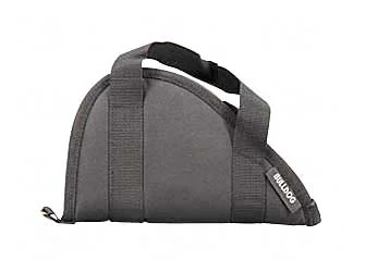 Bulldog Cases small black pistol rug with Velcro accessory pocket and carry handles