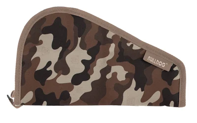 Bulldog Cases Pistol Rug Small 12-inch Throwback Camo nylon pistol case with 1 3/4-inch padding