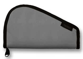 Bulldog BD610 small gray pistol rug case, water-resistant nylon with 1.75 inch padding