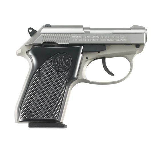 Beretta 3032 Tomcat Inox .32 ACP pistol with satin stainless slide and 2.4 inch tip-up barrel