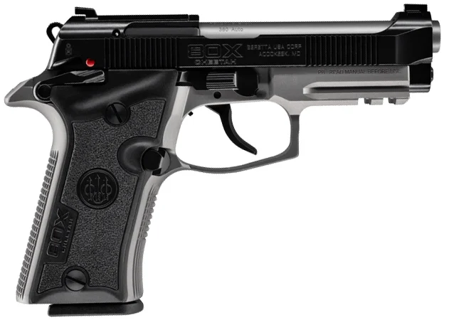 Beretta 80X Cheetah .380 ACP 3.9 inch pistol gray frame black slide optics-ready
