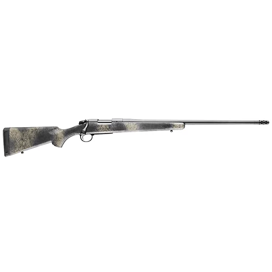Bergara B-14 Ridge Wilderness .300 Win Mag 24in rifle in Sniper Gray Cerakote with Woodland SoftTouch stock