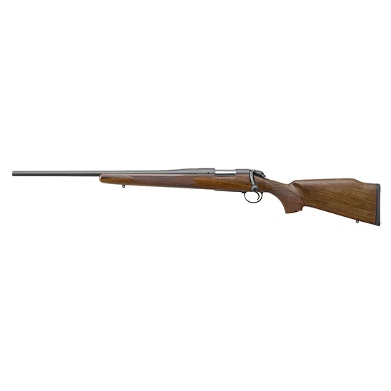 Bergara B-14 Timber left-hand .243 Winchester 22 inch walnut Monte Carlo stock Graphite Black Cerakote barrel