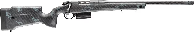 Bergara B-14 Crest Carbon .308 Win 20in rifle in Sniper Gray Cerakote, side view