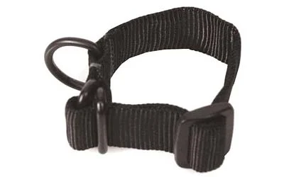 BLACKHAWK 70SA00BK Single Point Sling Adapter black nylon webbing metal D-rings