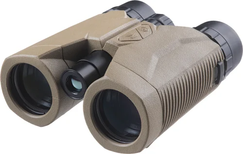 ATN 10x42 LRF binoculars in tan with OLED display and Bluetooth