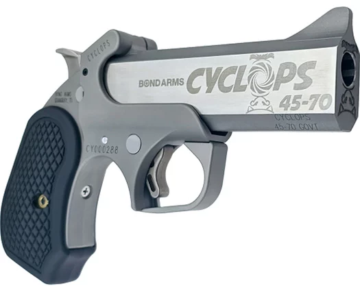 Bond Arms Cyclops .45-70 satin finish single-shot handgun 4.25in barrel with holster
