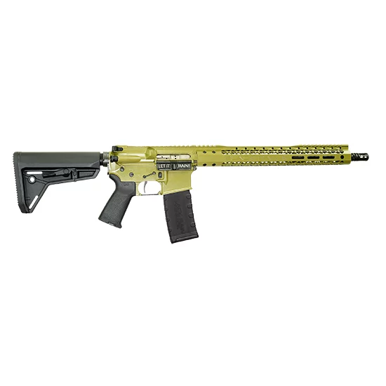 Black Rain Ordnance BR SSP 5.56 16in Bazooka Green AR-style rifle side view