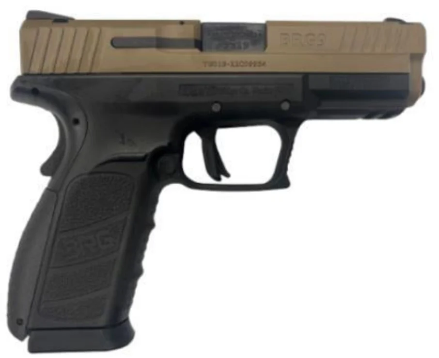 BRG 9 9mm handgun black frame FDE slide product image