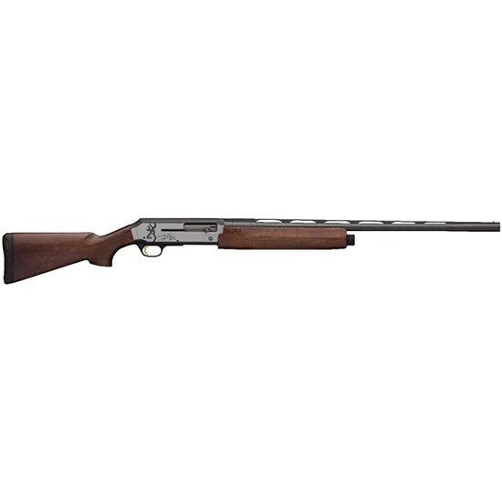 Browning Silver Field Micro Midas 20ga 24in shotgun with satin walnut stock and silver/black receiver