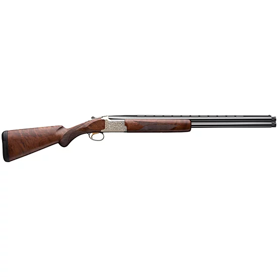 Browning Citori Feather Lightning 12ga 28in over-under shotgun with walnut lightning-style stock and engraved receiver