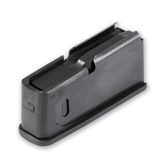 Browning AB3 3-round detachable magazine, blued steel body with polymer baseplate, fits 270 WSM 300 WSM 7mm WSM 325 WSM