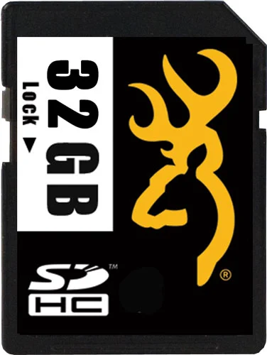 Browning 32GB SDHC Class 10 memory card for trail cameras