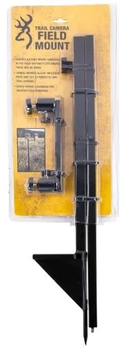Browning Trail Camera Field Mount powder-coated all-steel stakes into terrain mounts two cameras