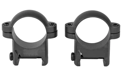 Burris Zee 1-inch medium matte black Weaver-style solid steel scope rings
