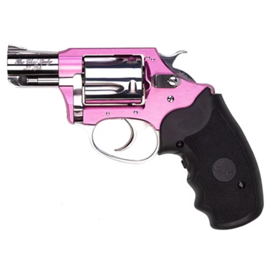 Charter Arms Chic Lady .38 Special 2-inch pink revolver with Crimson Trace laser grip