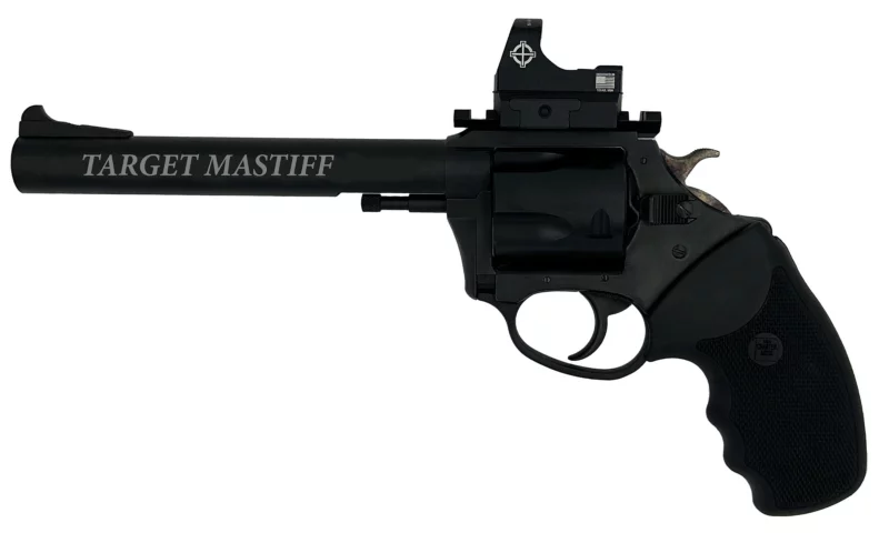 Charter Arms Target Mastiff .357 Magnum revolver in black nitride with Sightmark Micro Optic