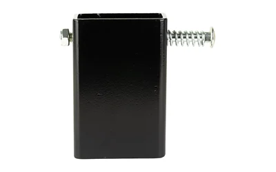 Caldwell 2x4 plate hanger in black steel for AR500 targets on 2x4 post