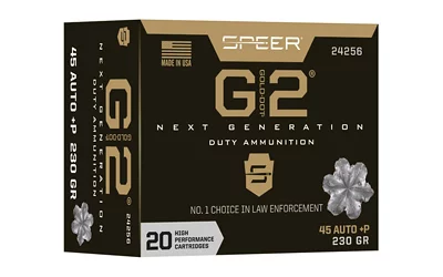 Speer Gold Dot G2 .45 ACP +P 230 gr hollow point 20-round box