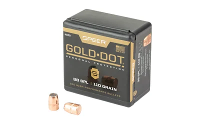 Speer Gold Dot 110 gr hollow point bullets box 100 ct