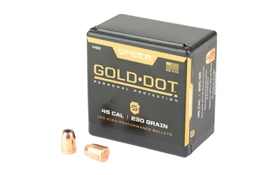 Speer Gold Dot .45 Cal 230 gr Hollow Point bullets 100ct box