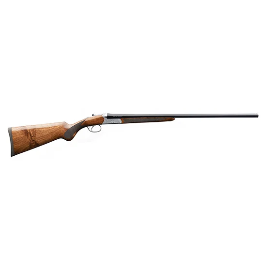 Charles Daly 28GA 26 Field Grade side-by-side shotgun with engraved receiver and walnut stock