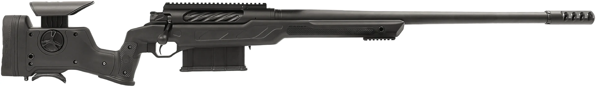 CDX BMG Quake Precision 50BMG 29-inch bolt-action rifle in black