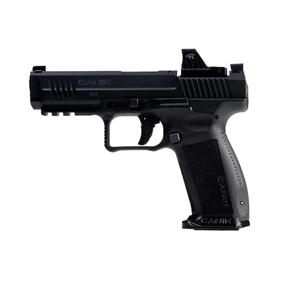 Canik METE SFT 9mm pistol in black with MeCanik MO1 optic and two magazines