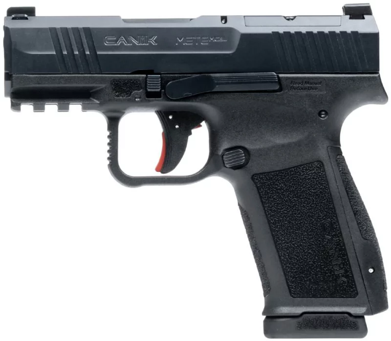 Canik Mete MC9L 9mm pistol black with 3.18 inch barrel and two 17-round magazines