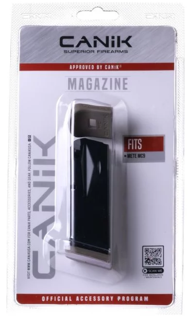 Canik METE MC9 12rd magazine MA2277D flat dark earth with finger rest baseplate