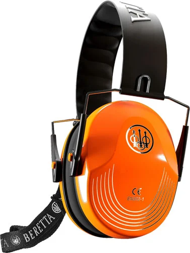 Beretta Safety Pro earmuffs in fluorescent orange with 25 dB noise reduction rating