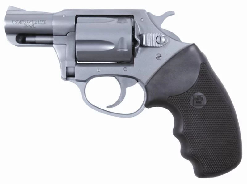 Charter Arms Undercover Lite .38 Special 2-inch revolver with anodized aluminum frame and rubber grip