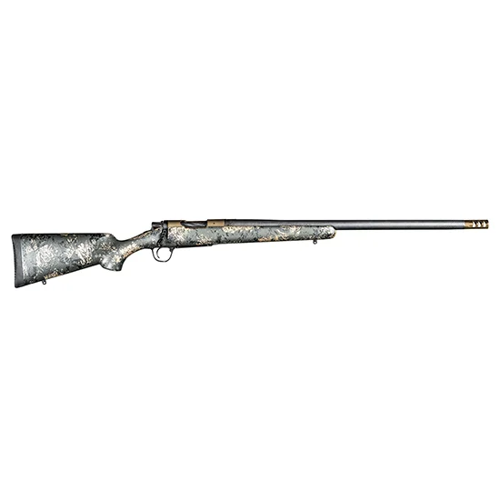 Christensen Arms Ridgeline FFT 22-250 Rem 20in carbon fiber-wrapped barrel Burnt Bronze Cerakote green stock